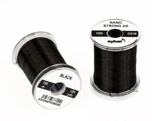 Nano Strong Thread, 100 Den.  2/0, Black